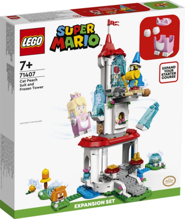 LEGO Super Mario 71407 Peach macskajelmez és befagyott torony kiegészítő szett